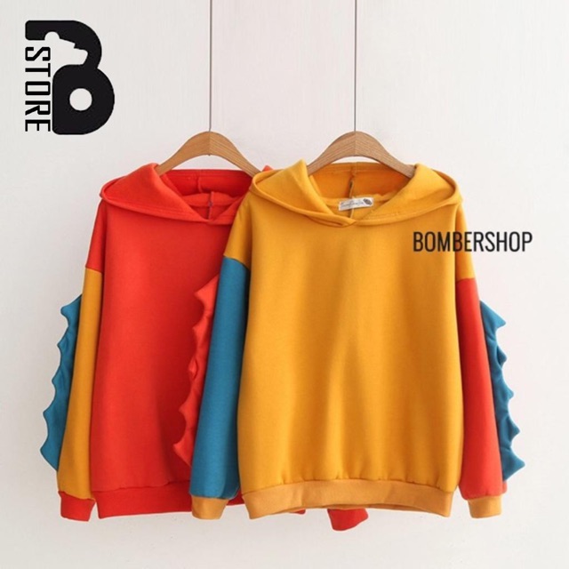 Áo hoodie khủng long from đại