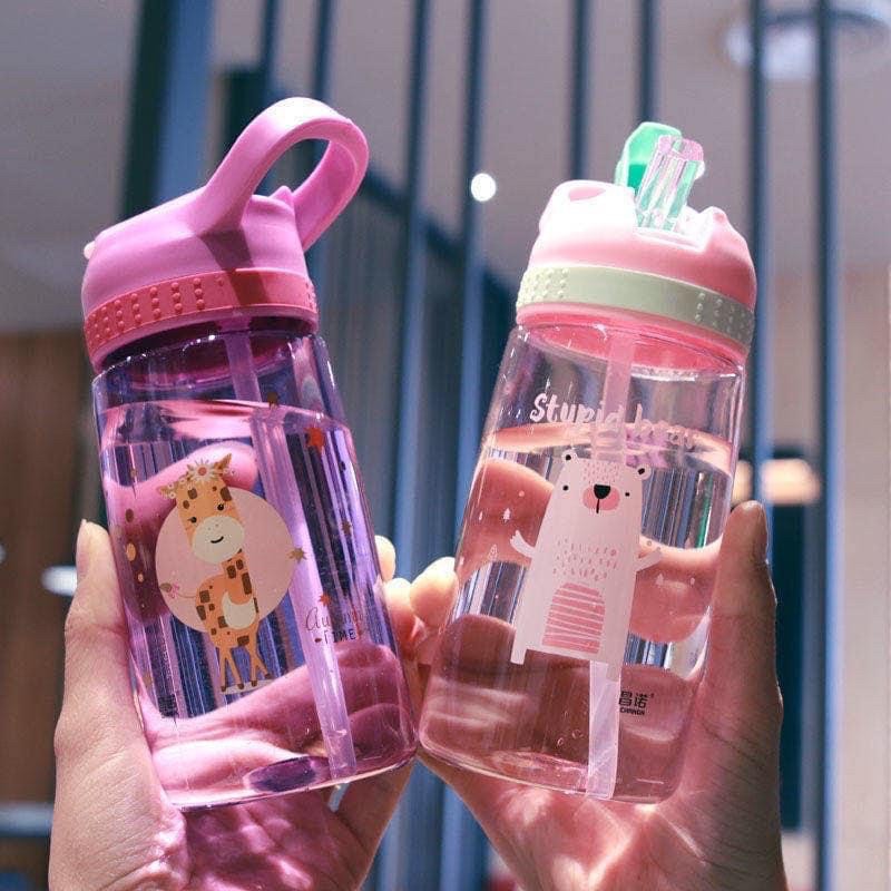 Kids_mart:Bình tập uống nước từ 400ml cho bé đi lớp
