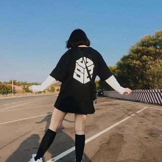 Áo siêu chất, cotton chất đẹp phản quang in chữ SWE