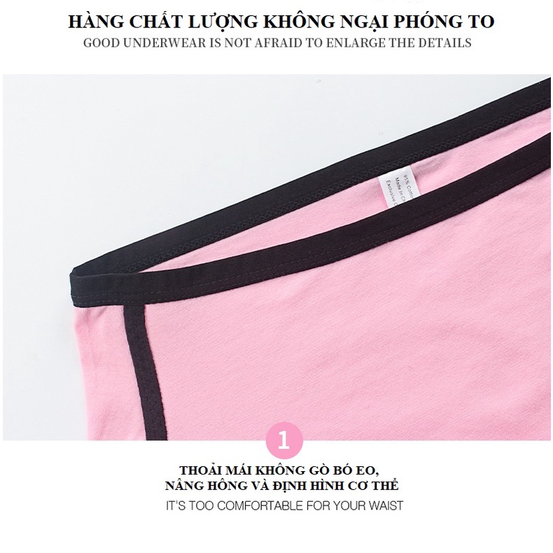 Quần lót nữ thể thao boxer cotton dạng đùi cao cấp (MS 10001) Anna Shop