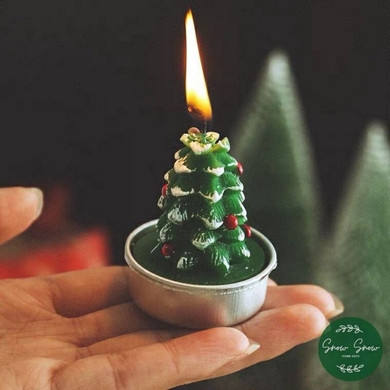SET 3 NẾN THƠM NOEL NHIỀU HÌNH DỄ THƯƠNG