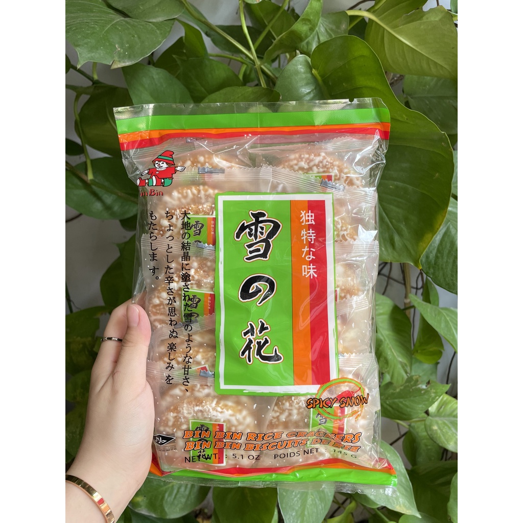 Bánh Gạo Bin Bin Vị Tuyết Cay (Gói 135g)