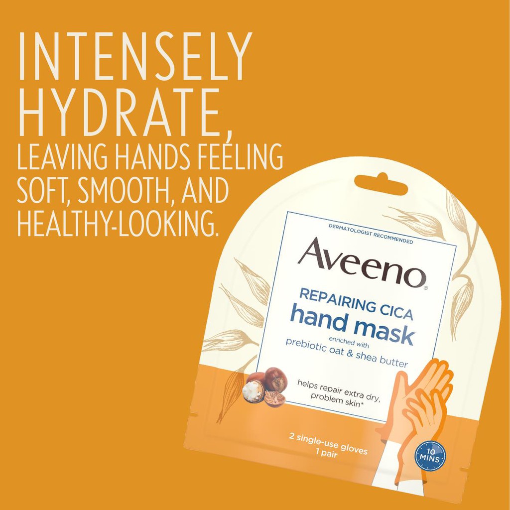 Mặt nạ dưỡng ẩm dành cho bàn tay Aveeno hand Mask 2 miếng