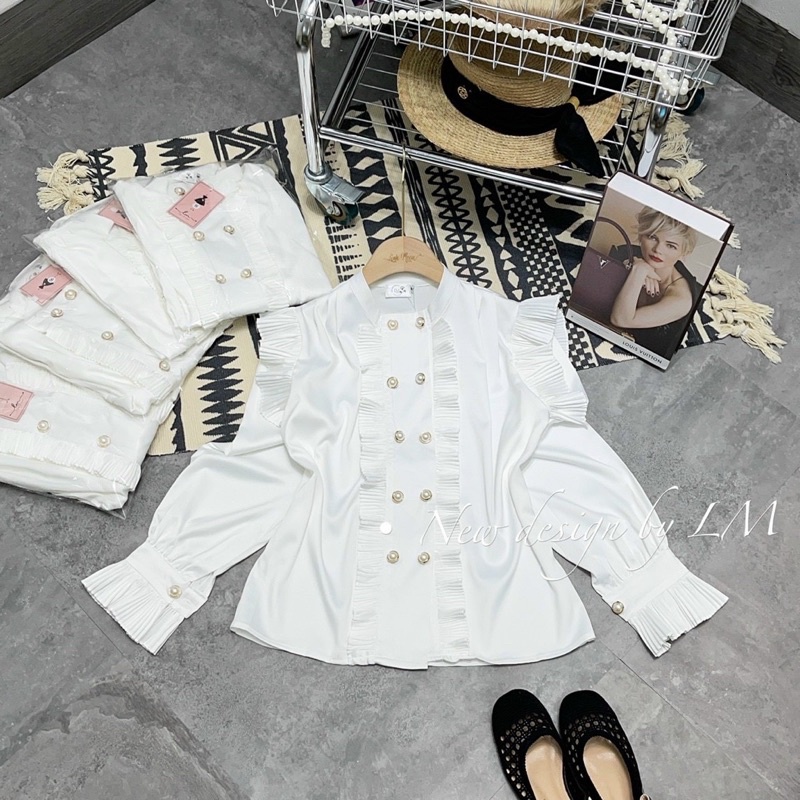 sơ mi bèo khuy hot hit bán sl siêu đỉnh chất đẹp chuẩn mẫu mặc