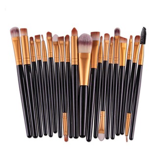 Set 20 cây cọ đánh phấn mắt thiết kế tay cầm cán dài dễ dàng sử dụng