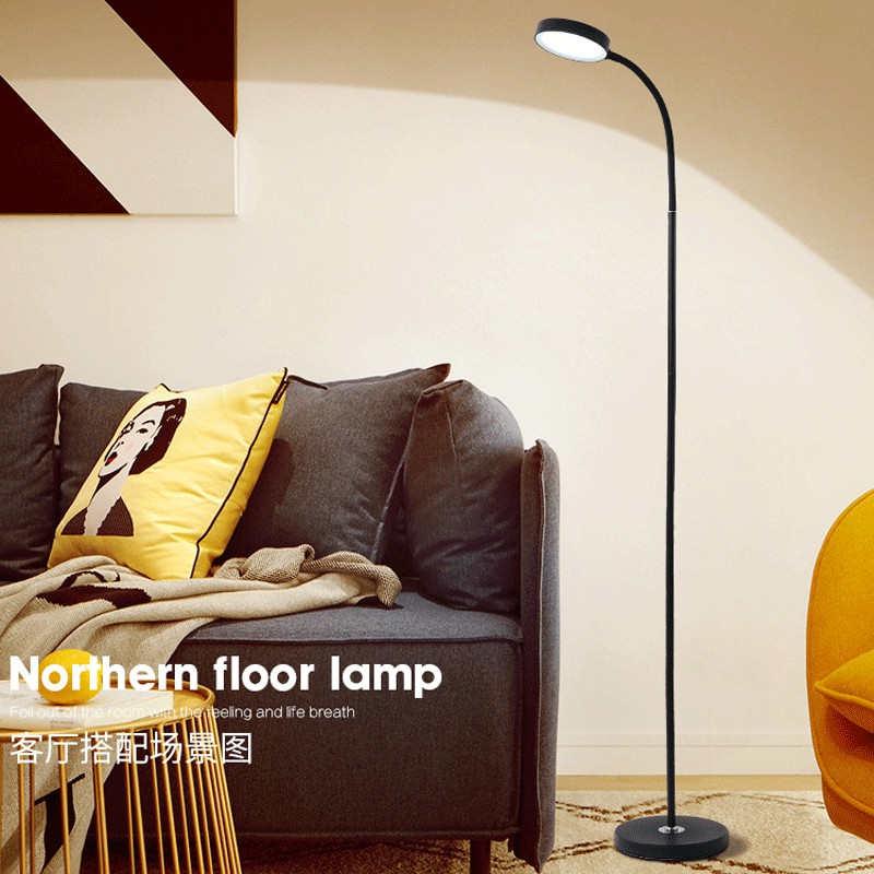 ❁Đèn LED sàn phòng ngủ đầu giường khách hiện đại tối giản sáng tạo điều khiển từ xa bàn đứng bảo vệ mắt học đàn