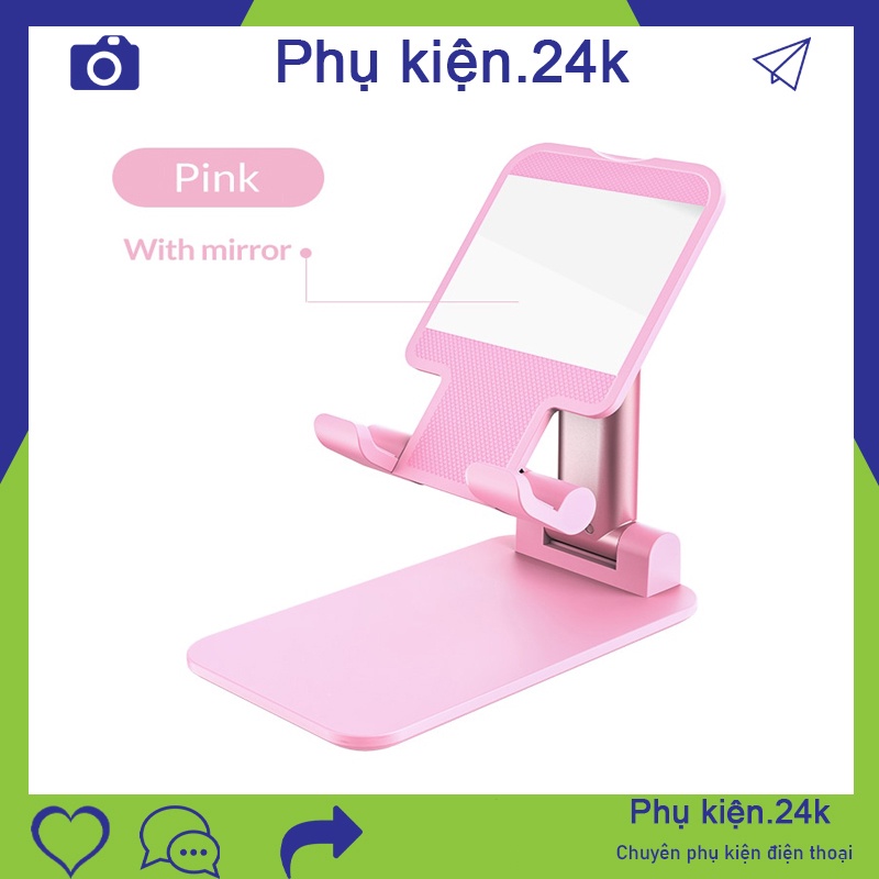 Giá Đỡ Điện Thoại Để Bàn K09 Gấp Gọn Xem Film, Học Online rất tiện lợi