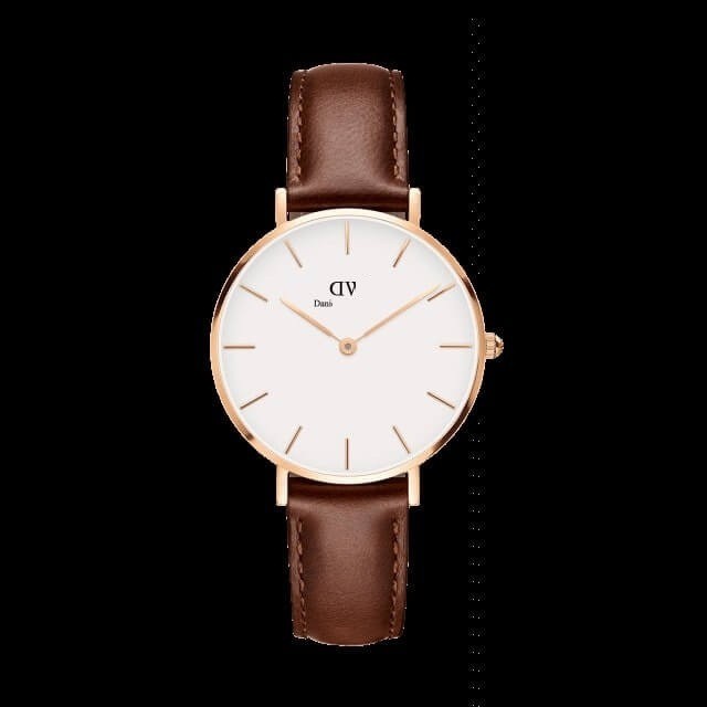Đồng hồ cặp DW nam nữ dây da  sang trọng lịch lãm