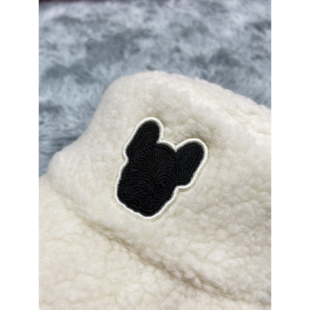 Nón Vành Thời Trang Life-Work Logo Fleece Bucket Hat H94