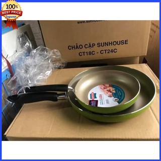 cặp chảo chống dính sunhouse