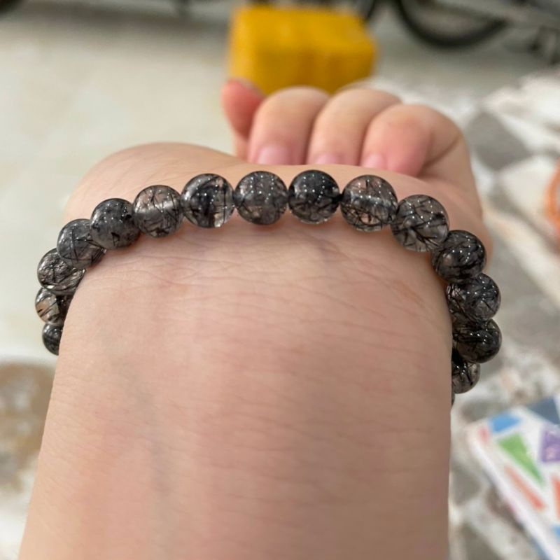 Vòng Tay Nữ T.Anh Tóc Đen Size 7mm