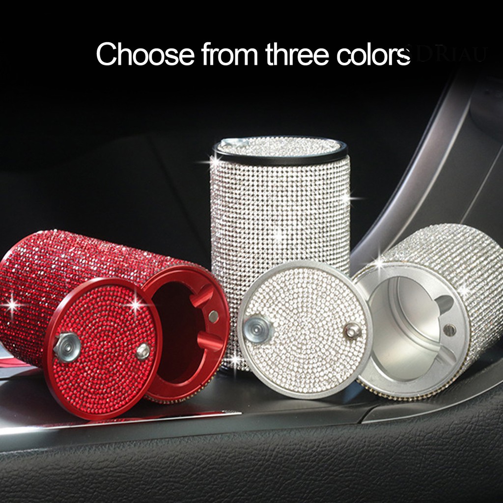 Gạt Tàn Thuốc Lá Bằng Kim Loại Đính Đá Sang Trọng