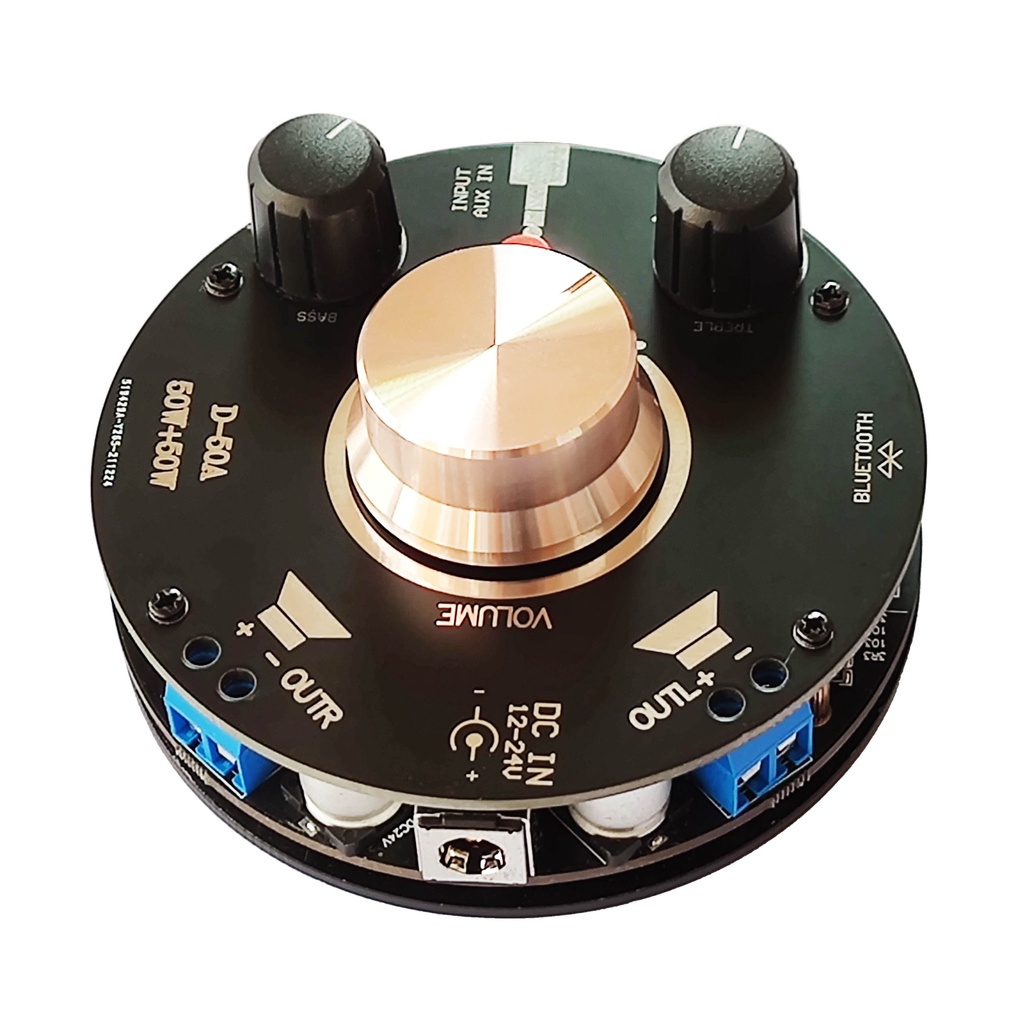 Bộ Khuếch Đại Âm Thanh HiFi Bluetooth 5.0 Kỹ Thuật Số Tpa3116 50W*2 Cho Xe Hơi/Tàu Thuyền