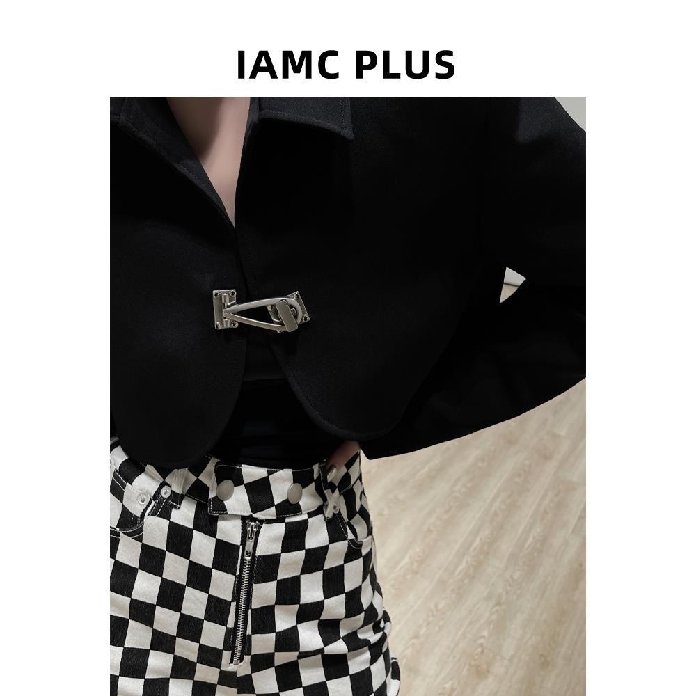 ∏♞Iamcplus Áo Khoác Ngắn Cổ Đứng Siêu Co Giãn Cổ Điển Đầy Đủ Nút Che Nắng Và Tối | BigBuy360 - bigbuy360.vn