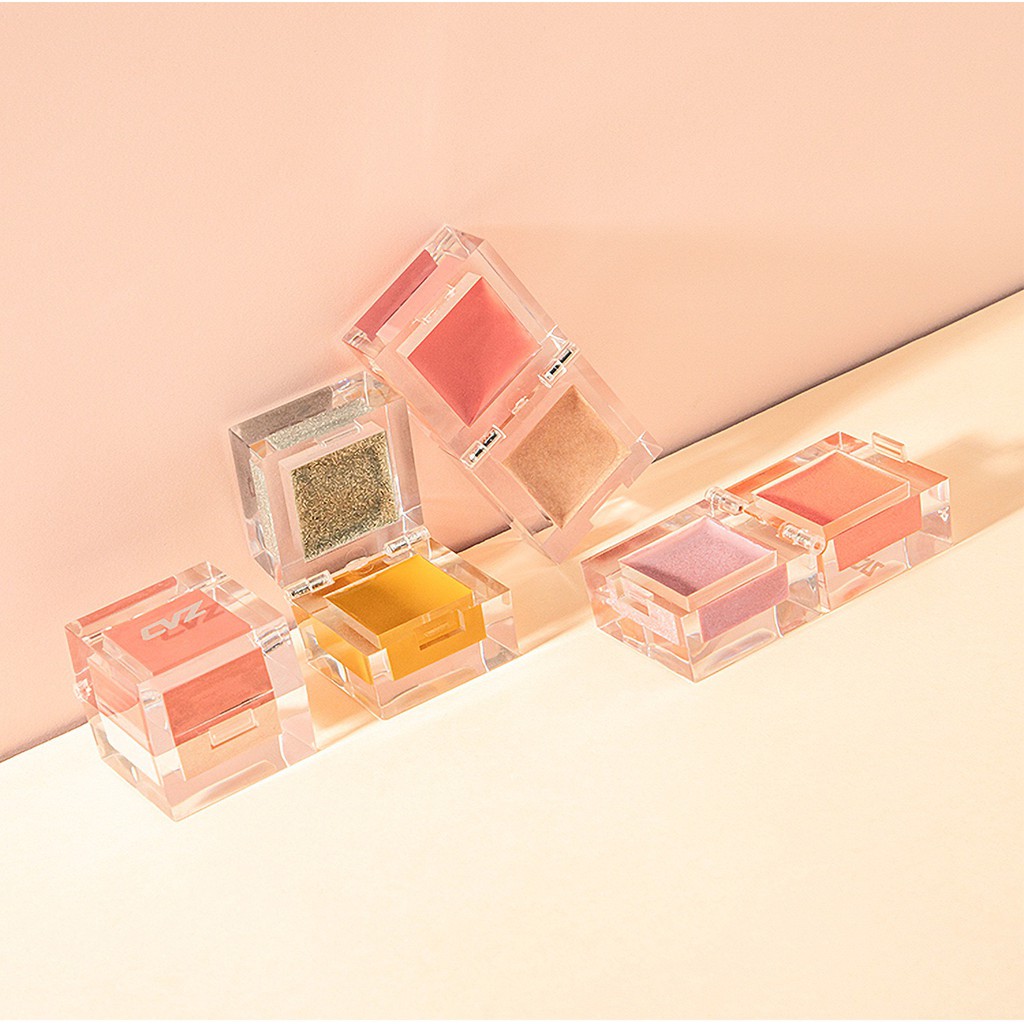 Phấn Má Hồng Tích Hợp Bắt Sáng CVZ 2 Trong 1 Thiết Kế Dạng Khối Chất Lượng Cao