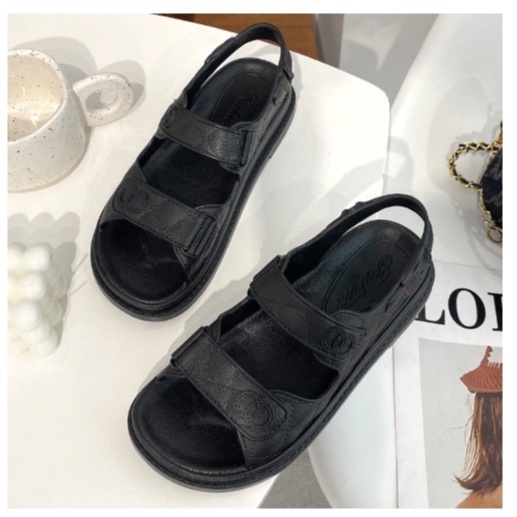 DÉP SANDAL CAO SU MỀM DẺO QUAI DÁN HỌC SINH ( ĐẶT TĂNG LÊN 1 SIZE Ạ )