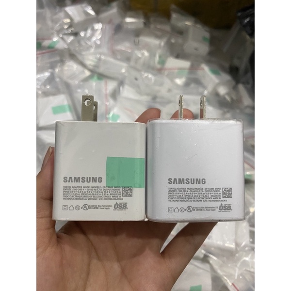Bộ củ+ cáp dành cho Samsung 45w-65w chính hãng