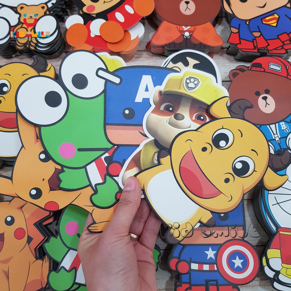Đồ chơi trẻ em, bao lì xì nhân vật hoạt hình 3D ngộ nghĩnh cho bé - DOZKIDZ