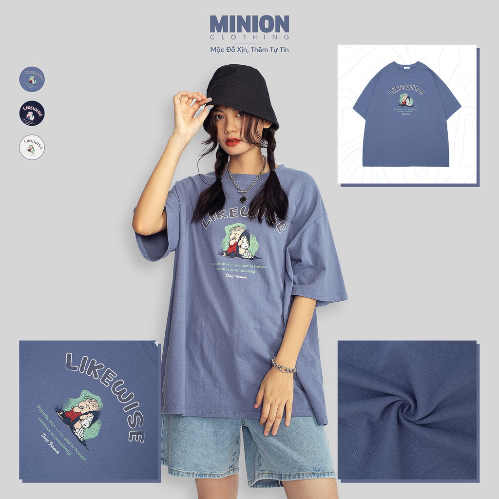 Áo thun tay lỡ MINION CLOTHING phông Unisex nam nữ tee oversize form rộng pull Ulzzang Streetwear Hàn Quốc vải mềm A3012