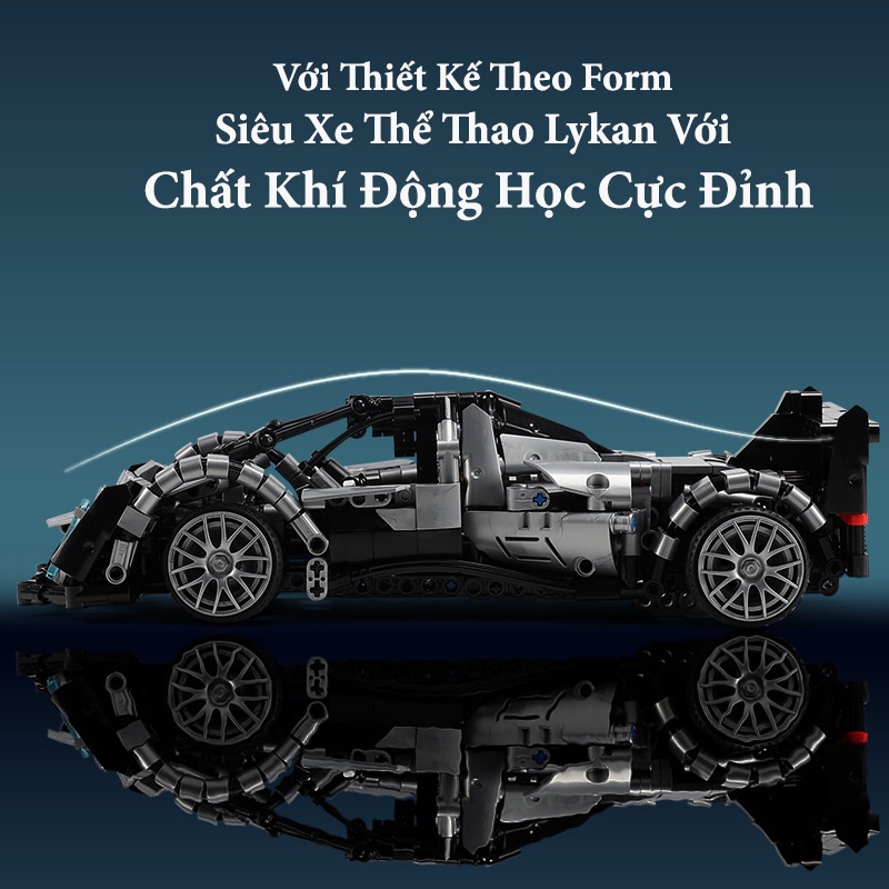 Đồ Chơi Lắp Ráp Mô Hình Siêu Xe TECHNIC Lycan Slam XB 21002/21001 Với 900+ PCS