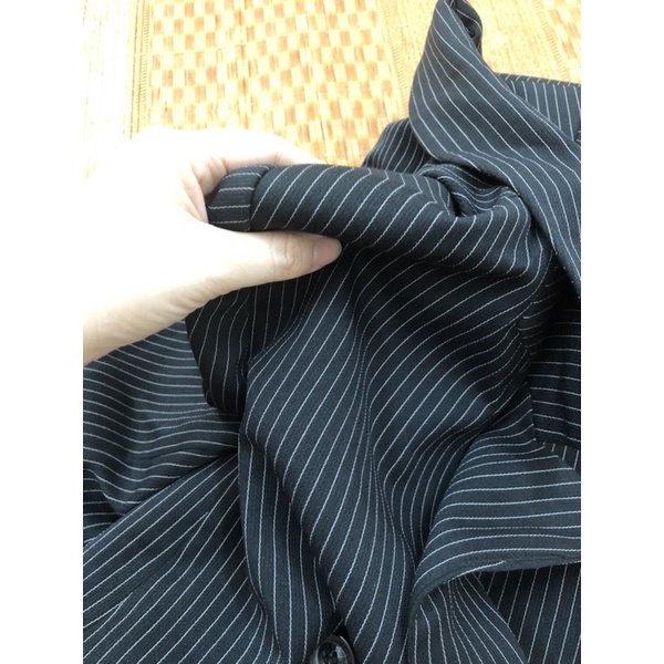 Seven Am newtag áo khoác vét/blazer/ suit sọc nguyên tag size M/L