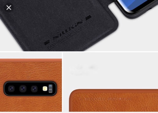 Bao da Nillkin Qin Galaxy S10 chính hãng | BigBuy360 - bigbuy360.vn