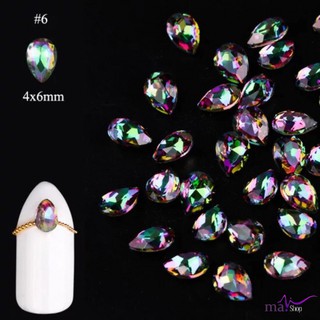 Đá Đính Nail Rainbow Nhiều Mẫu Set 10 Hạt