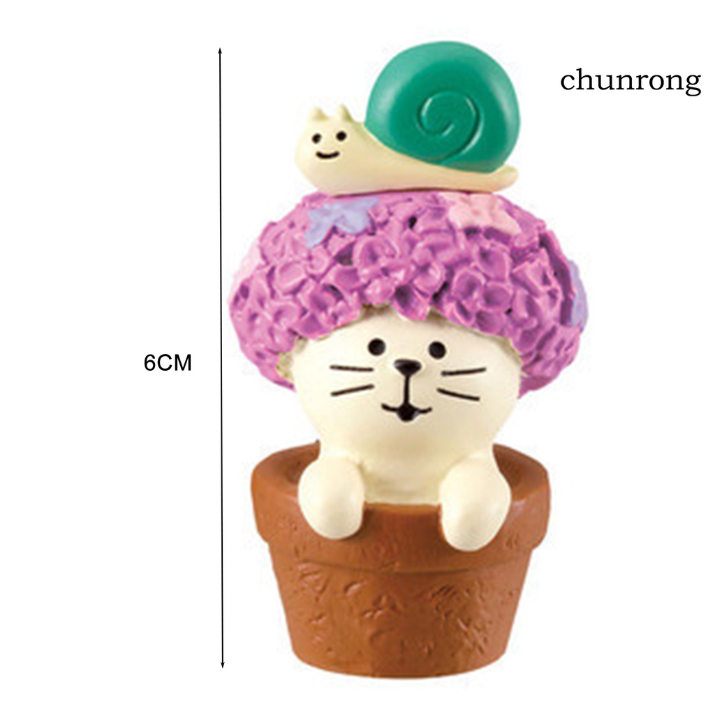 Cr Mô Hình Động Vật Mini Bằng Nhựa Resin Chống Phai Màu Trang Trí Nhà Cửa