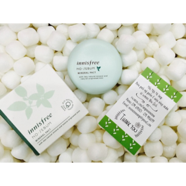 Phấn nén Innisfree no sebum mineral pact