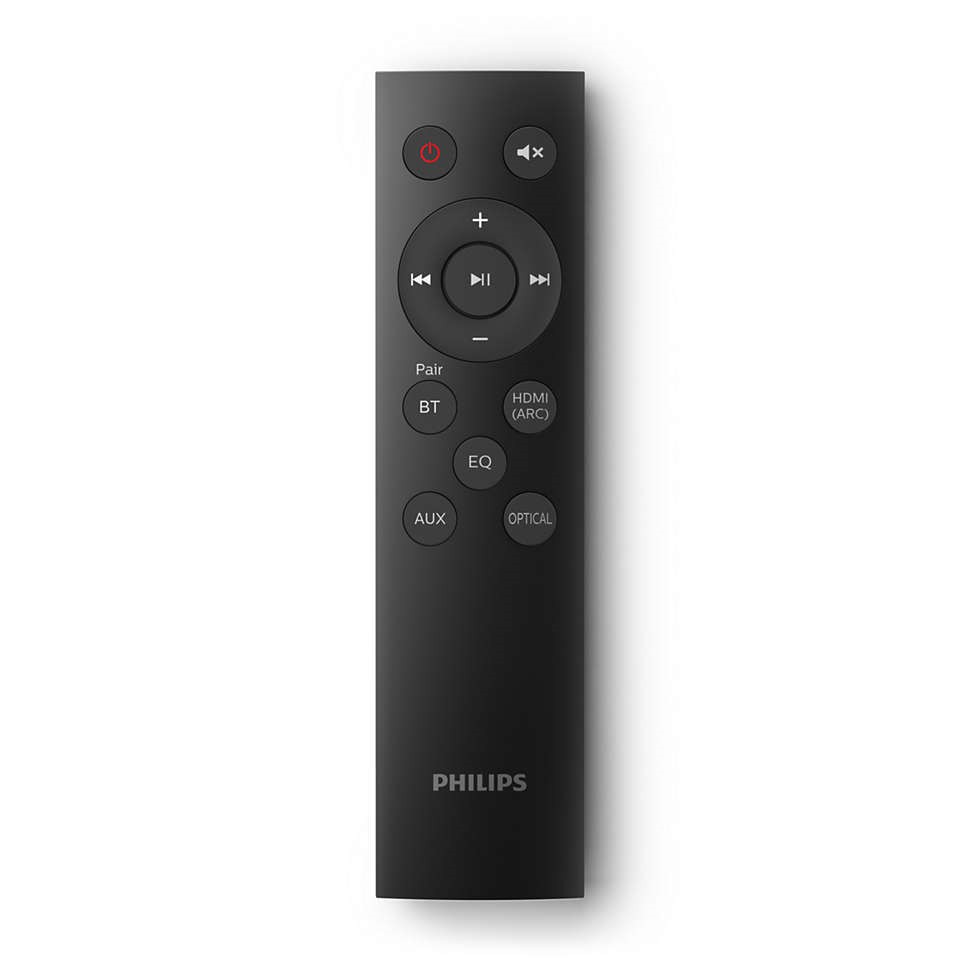 Loa Soundbar Bluetooth Philips TAB5105/98, remote control