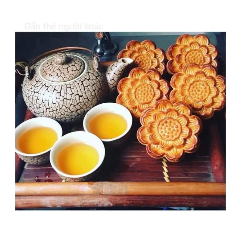 Khuôn trung thu lò xo 2 mặt sen tháp 150gr