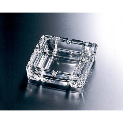 Gạt tàn vuông thủy tinh Nhật Soga 14cm [Chính Hãng]