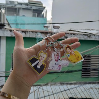 Móc khóa mica trong BTS hình thật