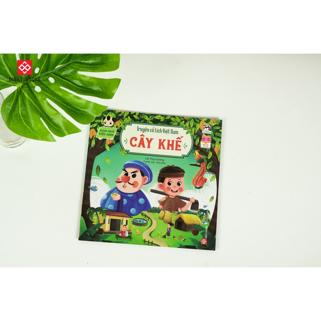 Sách - Truyện cổ tích Việt Nam (Song ngữ Việt - Anh) - Cây khế - Sách tranh cho trẻ 3 - 9 tuổi