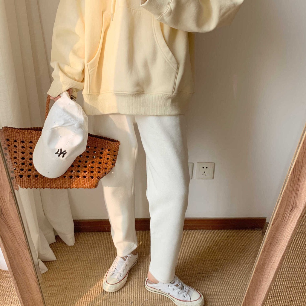 Áo hoodie mỏng dáng rộng phong cách Hàn Quốc thời trang xuân thu hàng mới