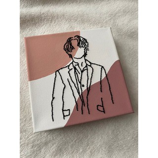 Khung tranh vẽ/ thêu canvas JungKook