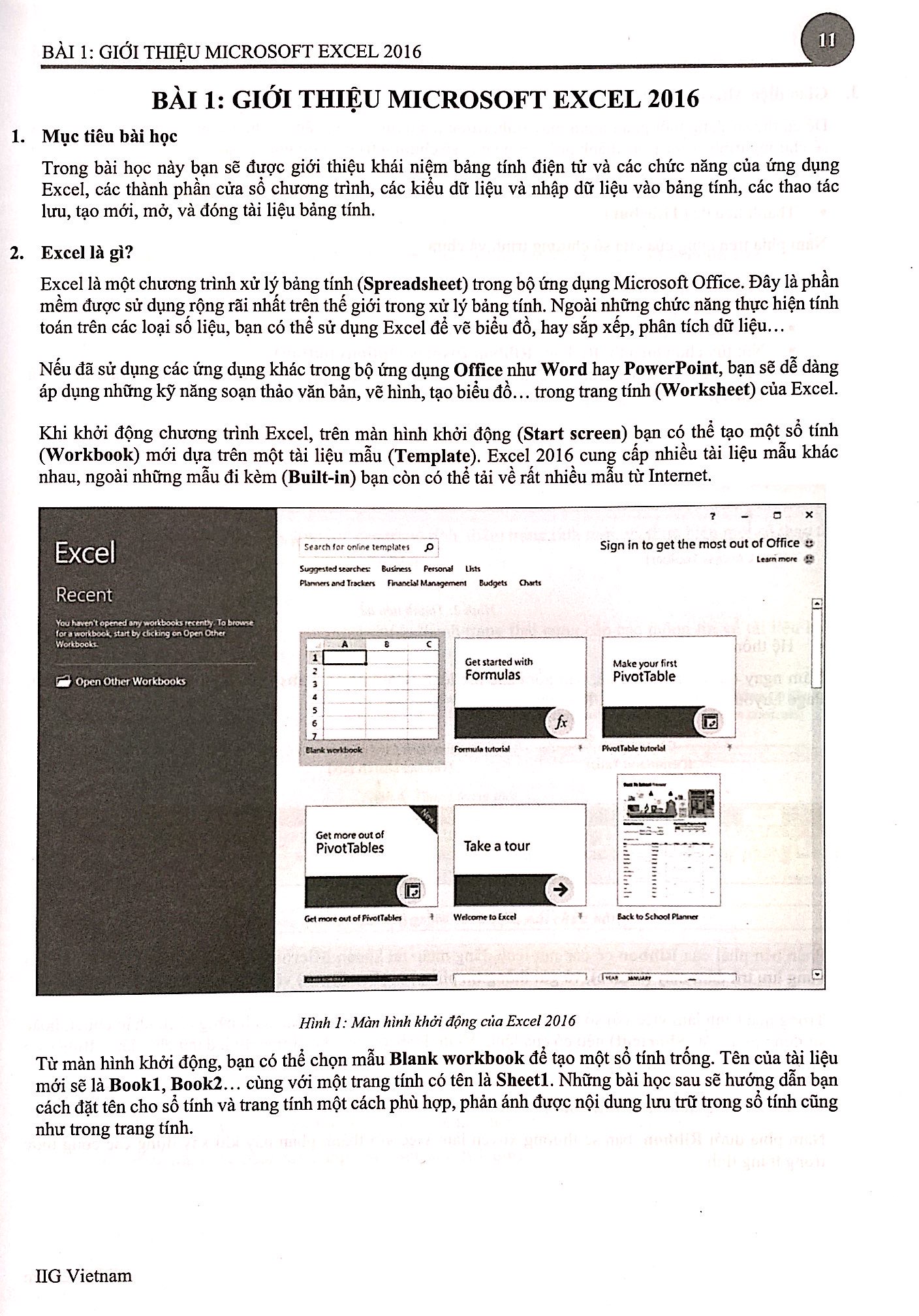 Sách Microsoft Office Excel 2016