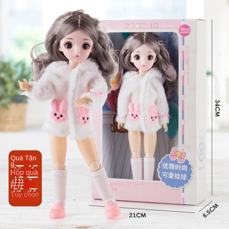 Búp Bê Barbie Mặc Đầm Cưới Ttd261 30cm Có Nhạc Xinh Xắn