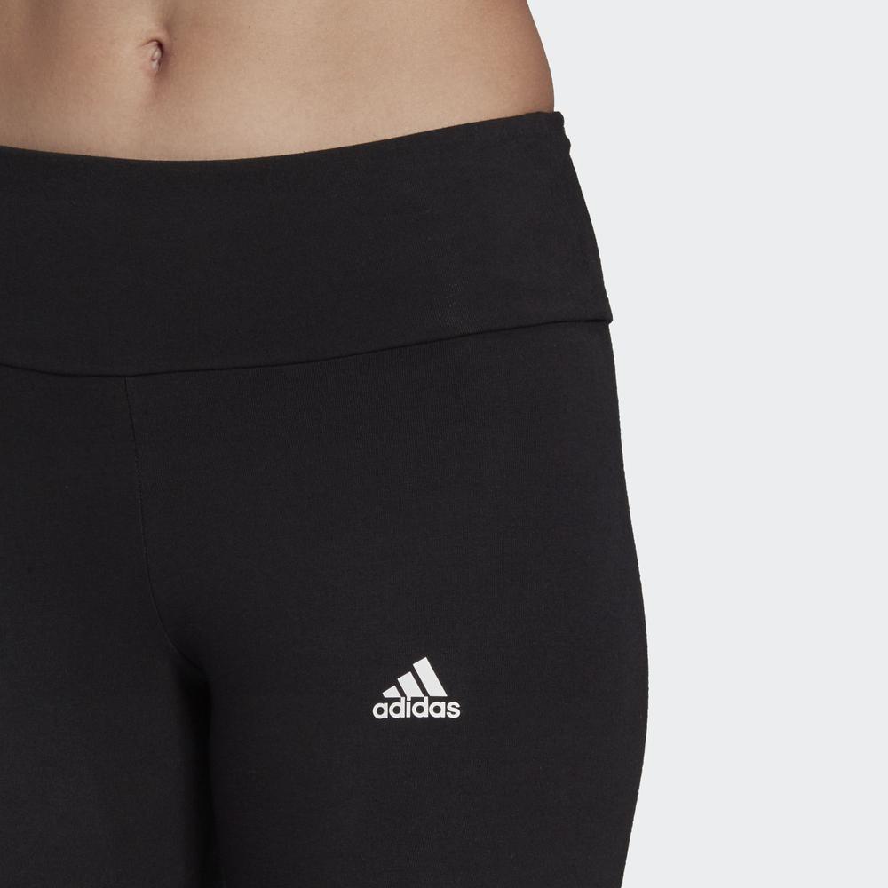 Quần Bó adidas Nữ Quần legging cạp cao logo Essentials Màu đen GL0633