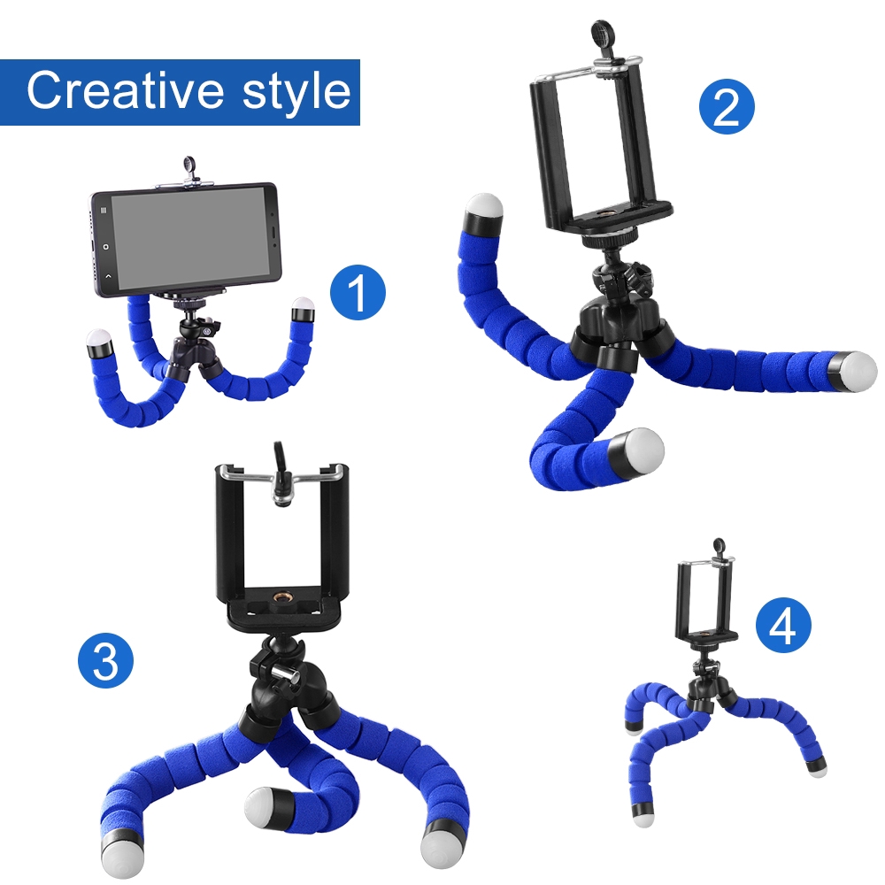 Phone holder Tripods tripod for phone Mobile camera holder Flexible Octopus Bracket For iPhone Xiaomi Samsung Clip Holder