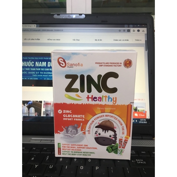 KẼM DẠNG THẠCH ZINC HEALTHY