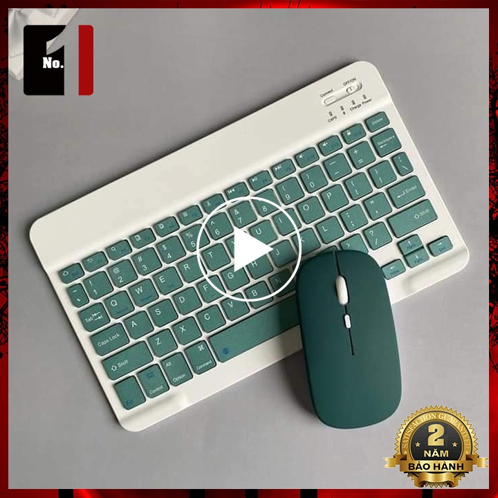 Combo Bàn Phím Chuột Bluetooth Ipad Laptop Chuột Bàn Phím Mini Không Dây Cho Macbook Smart Tv