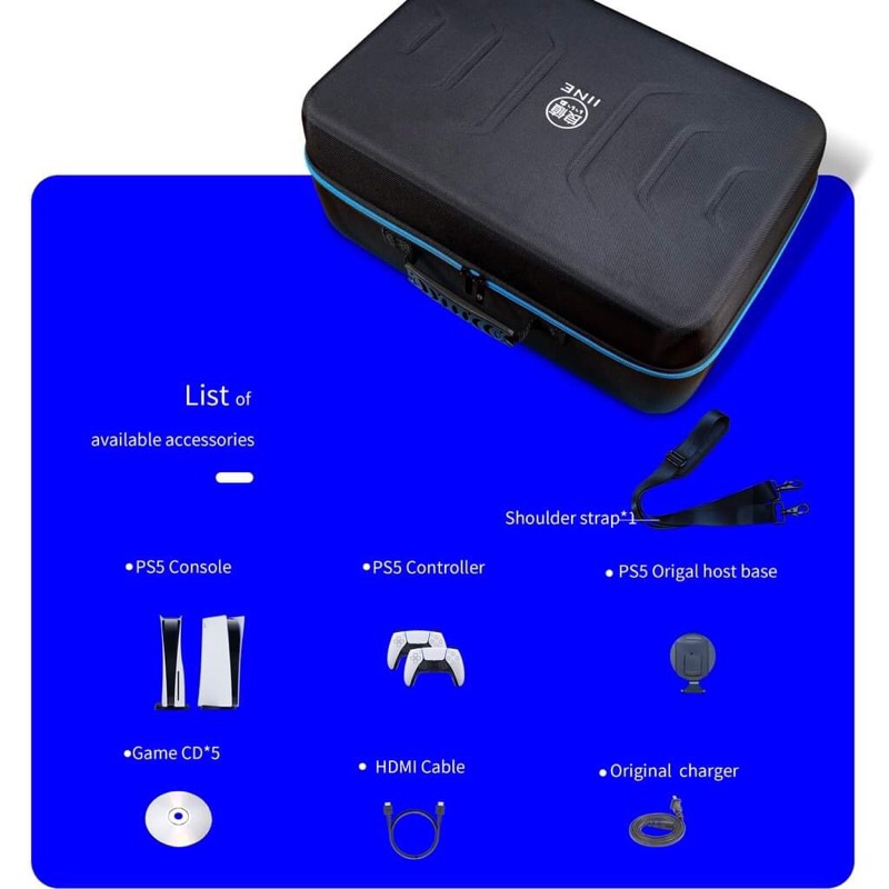 Hộp đựng máy chơi game PS5 DualSense Chính Hãng IINE L461