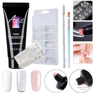 Set 4 món gel poly sơn móng nối móng nhanh khô