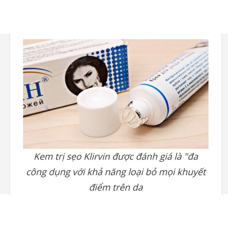 COMBO gel Tẩy Nốt Ruồi Dvelinil và kem bôi Sẹo Klirvin Nga