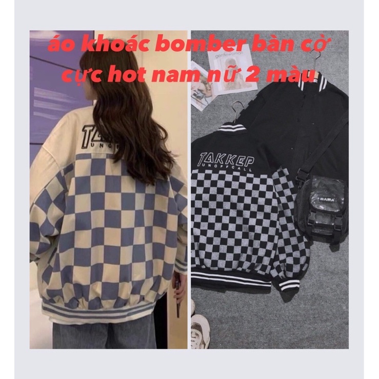 ÁO BOMBER KARO SIÊU HOT NAM NỮ CỰC TREND CỰC HOT,PHONG CÁCH THỂ THAO HQ