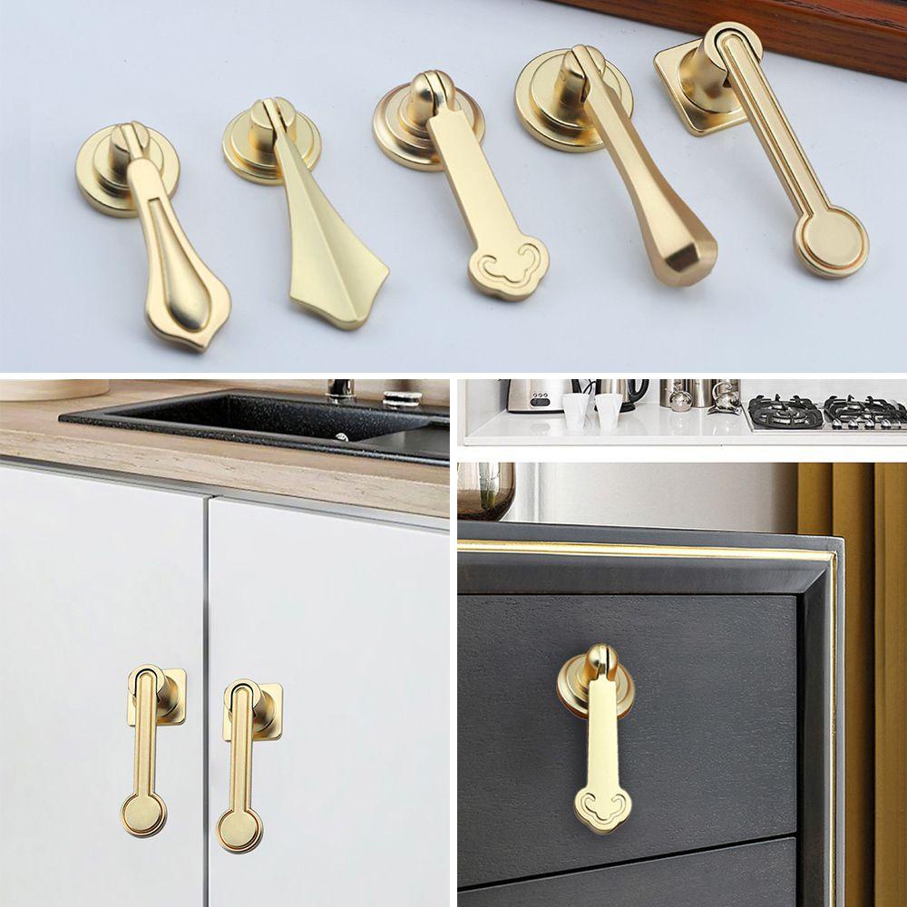 LONTIME Set 2 Tay Nắm Cửa Tủ Bằng Hợp Kim Kẽm