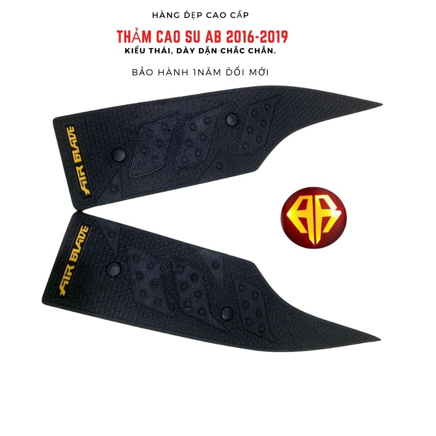 Thảm lót chân xe AB airblade 2016-2017-2018-2019 tấm để sàn gác chân cao su