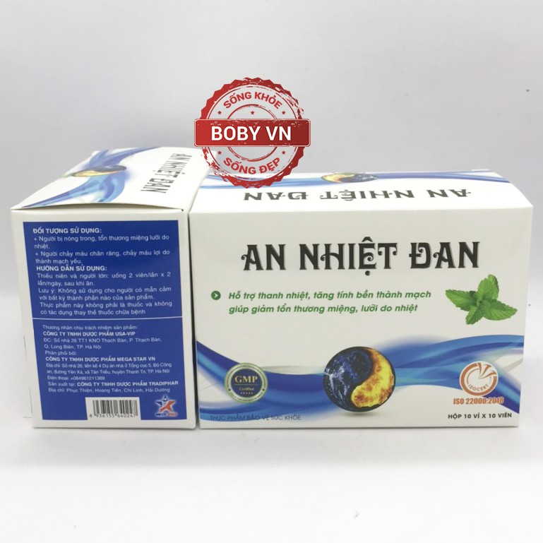 An Nhiệt Đan - Hỗ trợ thanh nhiệt, tăng tính bền thành mạch giúp giảm tổn thương miệng, lưỡi do nhiệt