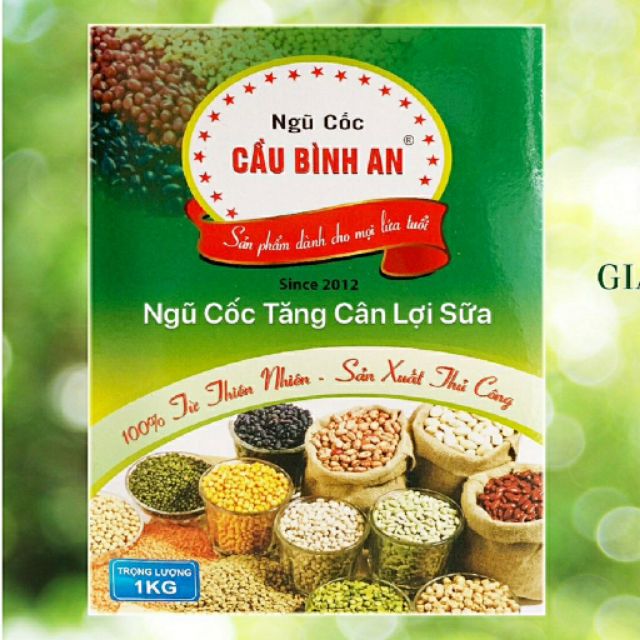 Bột Ngũ Cốc Tăng Cân Lợi Sữa Cầu Bình An 1Kg